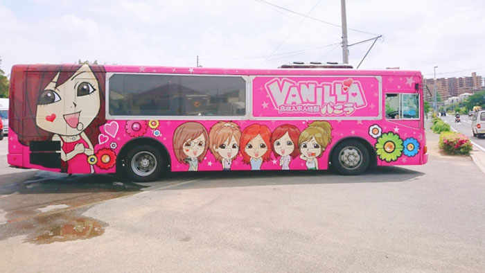 バニラバス8号車・右側面(東京で走行)の写真